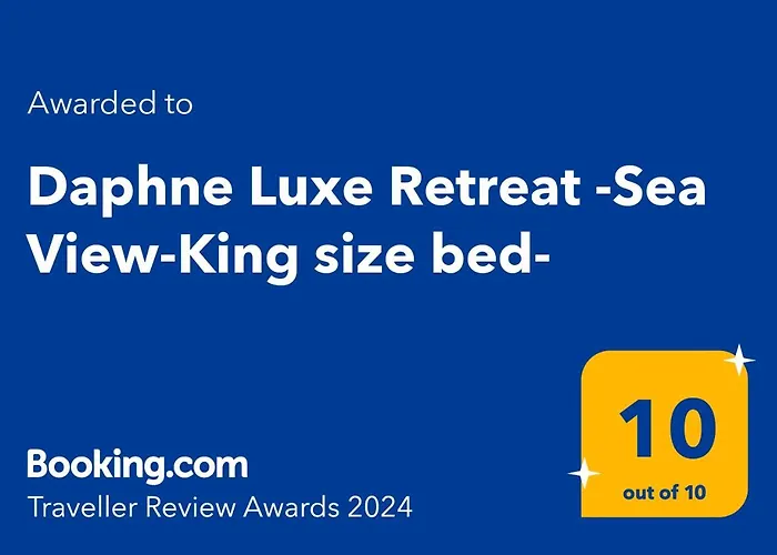 Daphne Luxe Retreat -sea View-king Size Bed- *